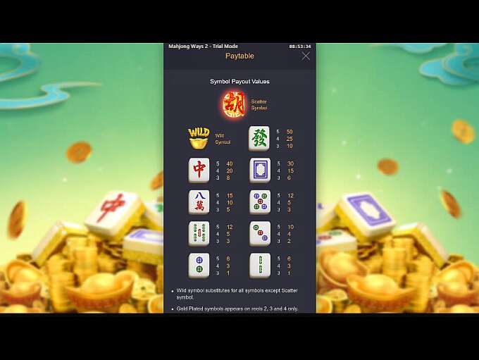 Mahjong Ways 2 screenshot 2 - live gameplay view